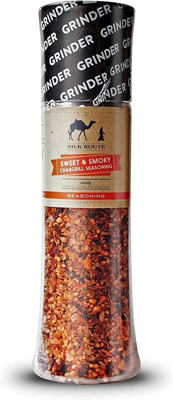 Silk Route Spice Company Sweet & Smoky Chargrill Spice Giant Mill - 245g