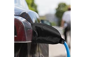 Cholila Cover EV Charger Plug Cover, Malleable Magnetic Strips with Suction Cups Electric Car Charging Port Cover, All Weathe