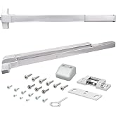 Nuk3y ED-5000 Series Panic Bar Exit Device Grade 1 ADA Certifed, Fit Door Width 30"-36" (Aluminum, Exit Device Only)
