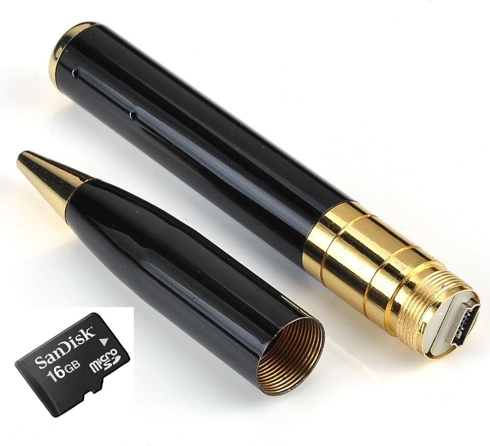 Spyguru Pen Audio Video Recording Camera with 16 GB Micro SD Card(Included)
