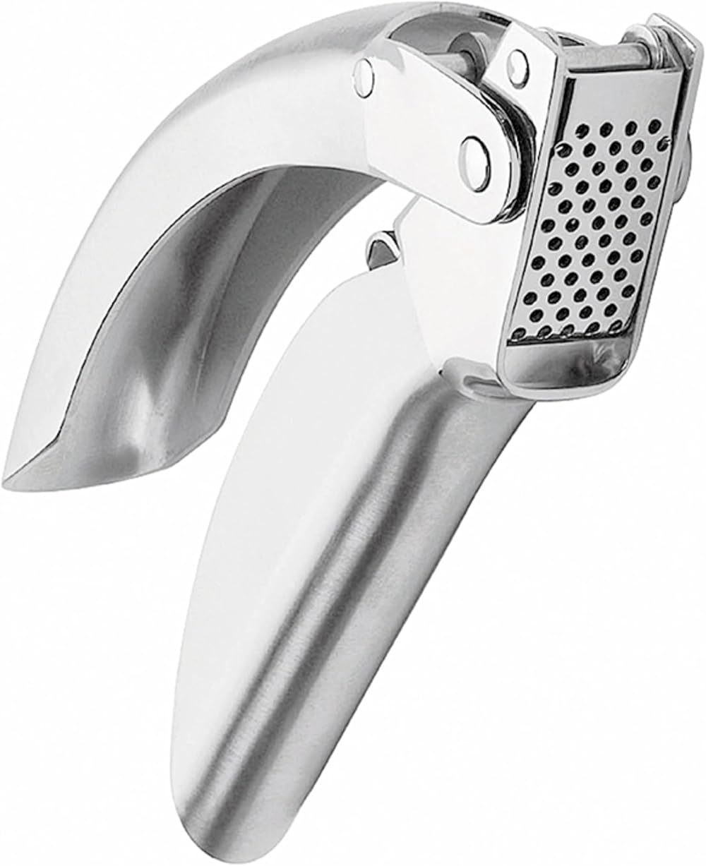 Kuhn Rikon Garlic Press Stainless Steel Garlic Crusher Press