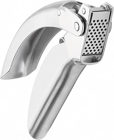 Kuhn Rikon Garlic Press Stainless Steel Garlic Crusher Press
