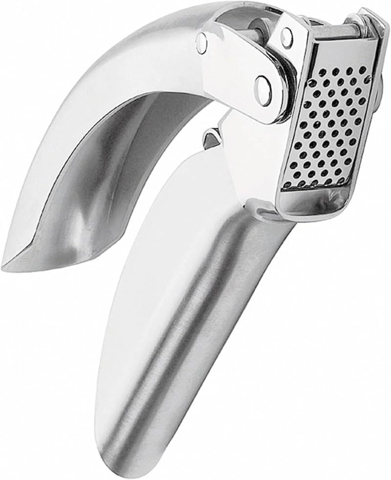 Kuhn Rikon Garlic Press Stainless Steel Garlic Crusher Press