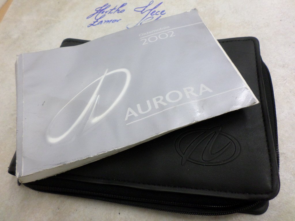 2002 Oldsmobile Aurora Owner's Manual 25730136 A First Edition Paperback –  2002
