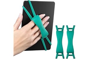 ARCTIIRO 2 Pack Comfortable Hand Strap for Kindle and Tablets, Kindle Accessories for Reading in Bed, Secure and Lightweight Grip Holder for 4.7-8" Tablet/Paperwhite/Kobo/Oasis/E-Book/Phone (Jade)