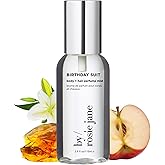 By Rosie Jane Body & Hair Perfume Mist (Birthday Suit) - Clean Hair & Body Mist for Women - With Notes of Tangerine Water, Sweet Apply & Lemon Blossom (115ml)