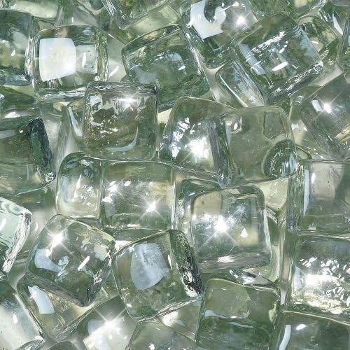 10 lbs. Fire Cube 5/8" Clear Reflective Fire Glass