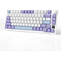 Teclado mecânico RGB para jogos Teclado Mecânico Motospeed CK82 RGB Switch Blue