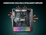 XUM Titan Prebuilt Gaming PC Ryzen 5 5500 RTX 3050 16GB 500GB NVMe view 6