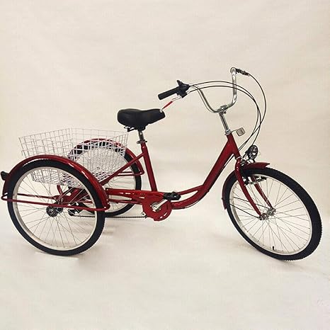 adult red tricycle