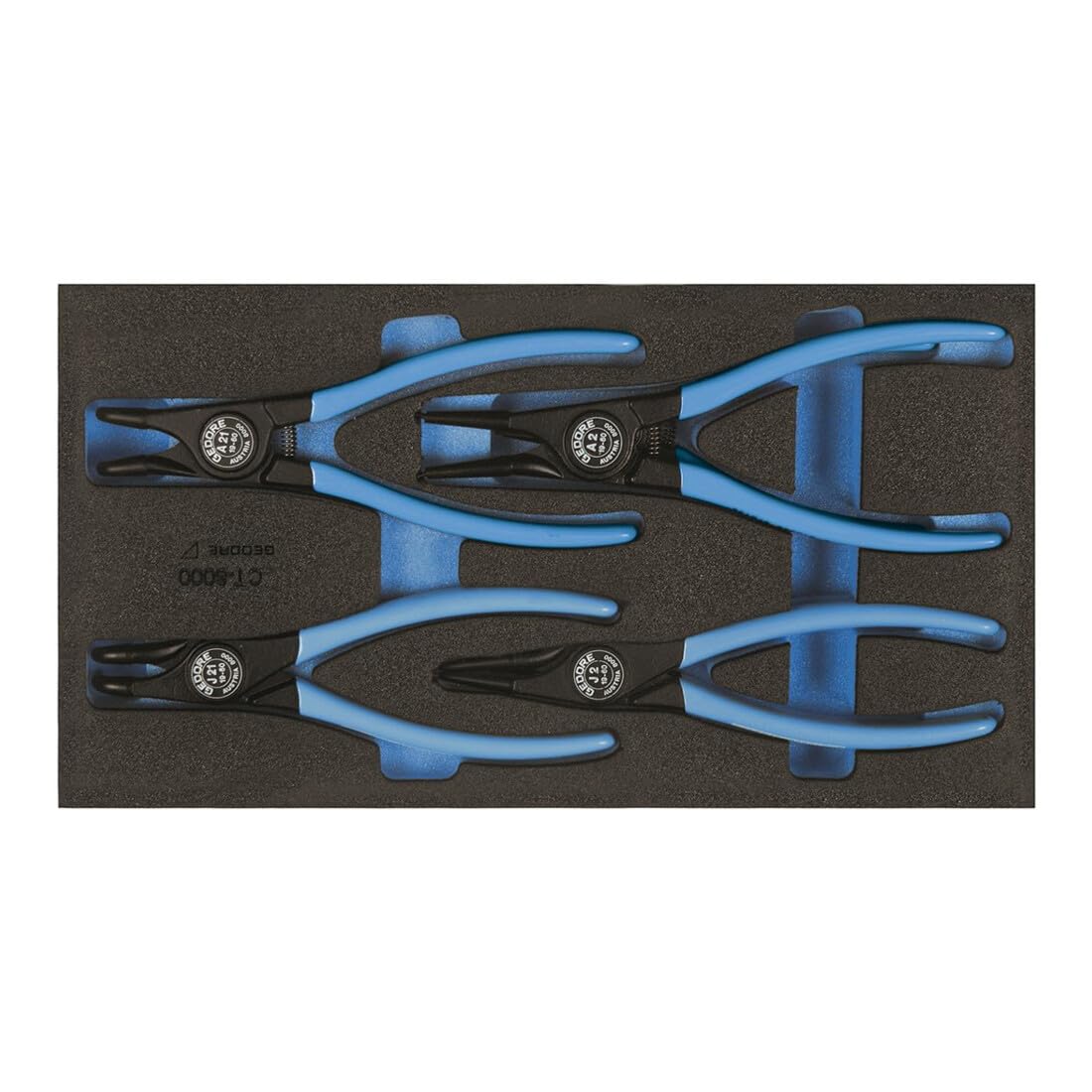 GEDORE 1500 CT1-8000 Assembly Pliers Set in Check Tool Module, 1 Piece