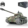 Toucan RC Hobby Henglong 1/16 Scale 7.0 Upgraded German Panther G RTR RC Tank 3879 Metal Tracks