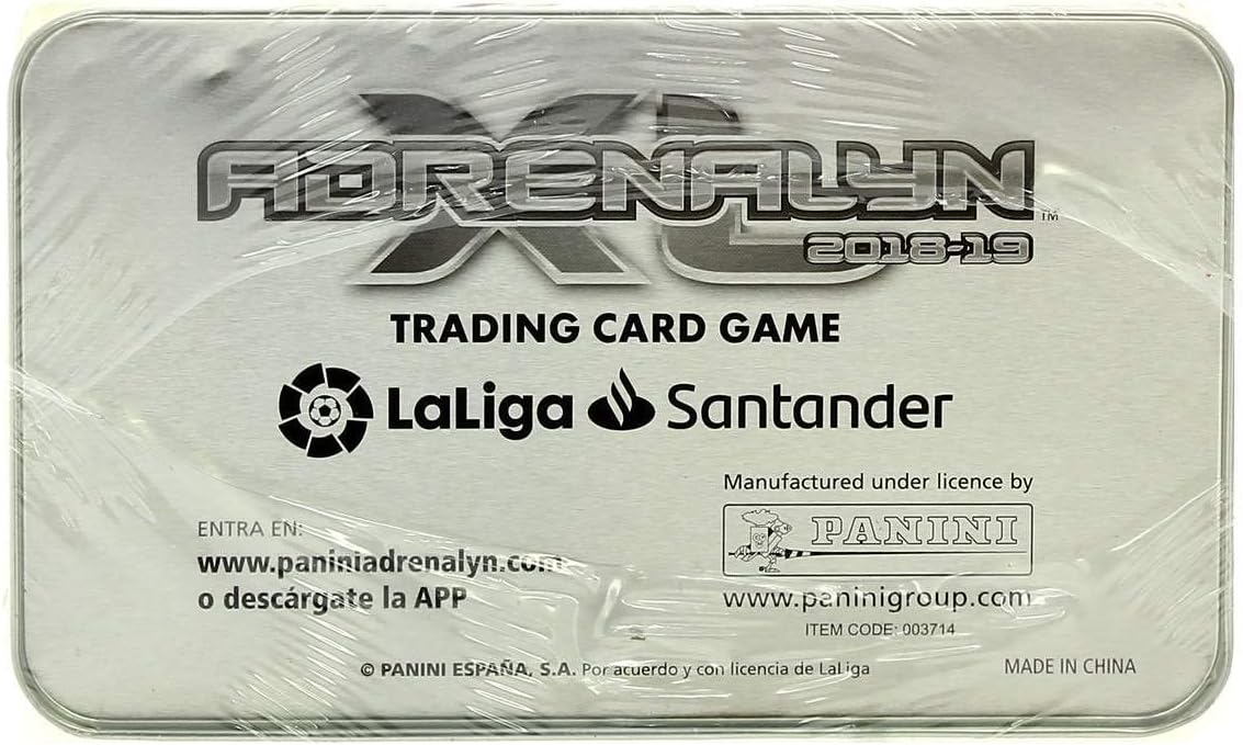 Panini 003714TINE Tin Box Adrenalyn 2018-2019: Amazon.es: Juguetes y juegos