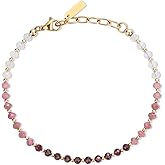 COAI Healing Crystal Bracelet for Women, Women's Gradient Beaded Bracelet 4mm