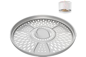 BQMAX Pellet Adapter for Solo Stove Ranger, Round Fire Pit Burning Pellet Extension, Stainelss Steel Pellet Adapter for Outdoor Fire Pit, 15 inch Smokeless Fire Pit Pellet Adapter Accessory for Outside