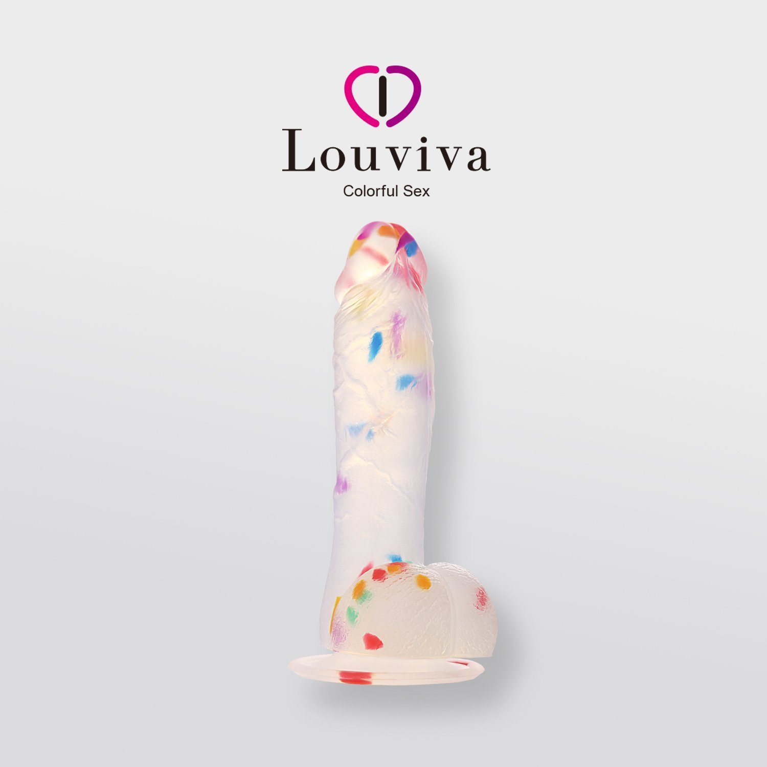 Massage de Gelee en Silicone Ventouse Forte Jouet Homme Realiste Dildo pour les Femmes Poli Louviva