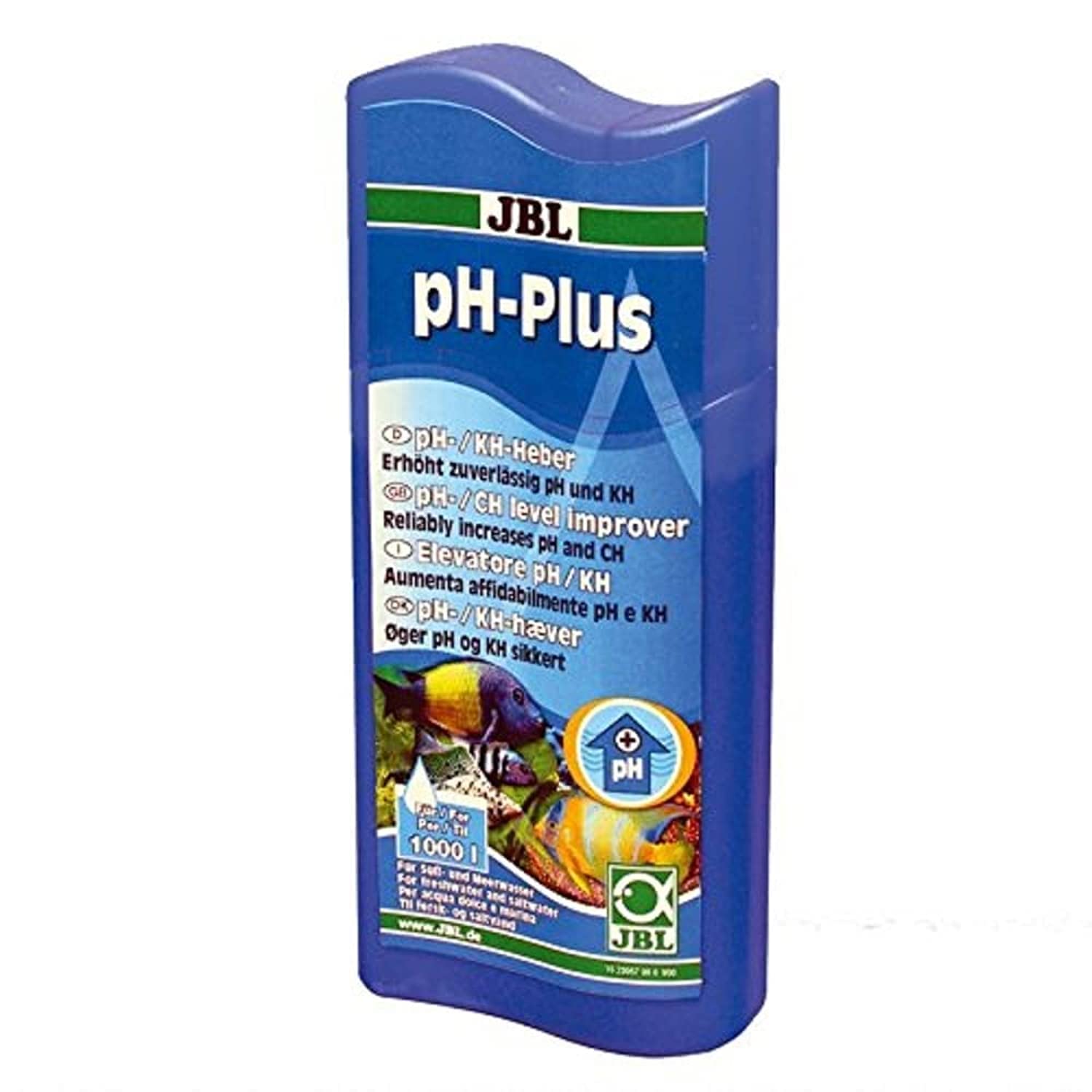 JBL pH-Plus 250 ml, Water conditioner to increase the pH value in fresh and saltwater aquariums
