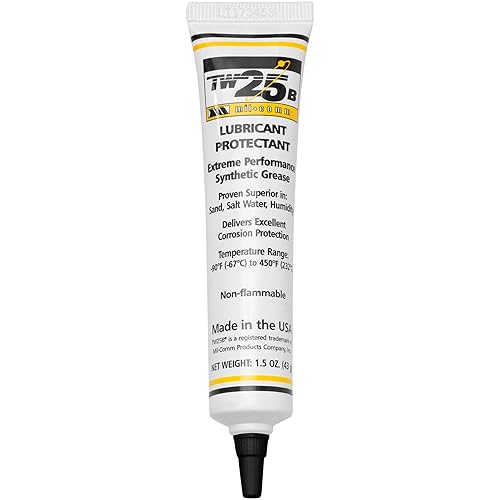 Mil-Comm TW25B Premium Firearm and Gun Grease 1.5-Ounce Tube, Synthetic Lubricant