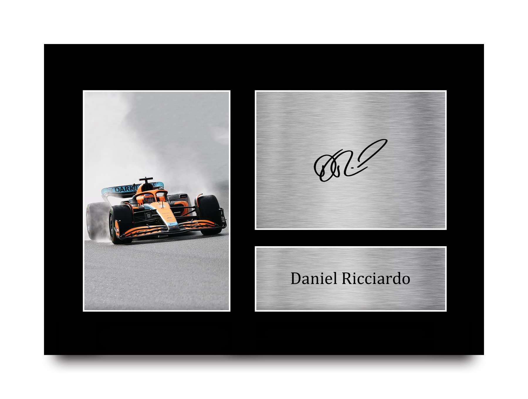 HWC Trading A4 Daniel Ricciardo Formula 1 Gifts Printed Signed Autograph Picture for F1 Formula 1 Racing Fans