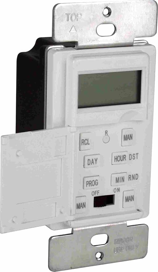Orbit TIE-7 Timer, 7-Day Heavy Duty Wall Switch - White - - Amazon.com