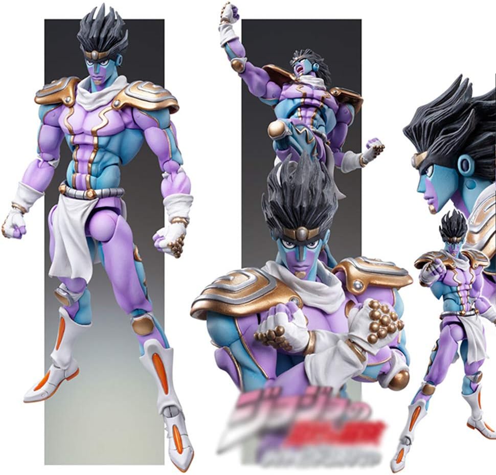 Amazon Co Jp アクションフィギュア ジョジョの奇妙な冒険 スタープラチナアニメモデルpvcフィギュア アニメファン ギフトの最初の選択肢 ホーム キッチン