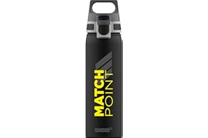 SIGG - Metal Water Bottle - WMB Pathfinder - Made in Switzerland - Carbonated Drinks - Wide Mouth - Lightweight - 34 Oz