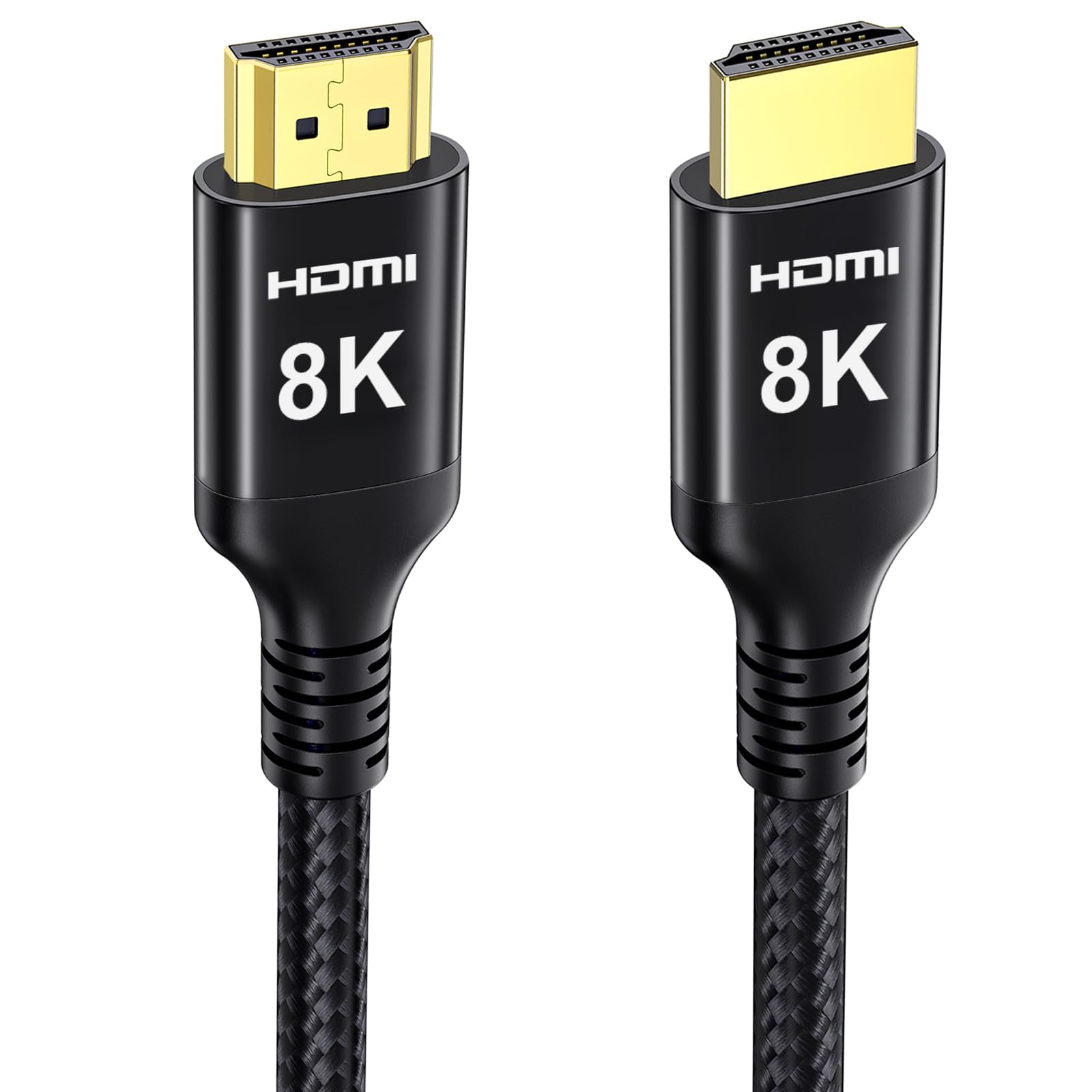 Etseinri 8K HDMI Cable 20M, 8K 4K 30Hz High Speed HDMI Cable eARC HDR10 HDCP 2.2 D-olby Atmos Vision Braided Long HDMI to HDMI Lead with Ethernet for Gaming Consoles TV Soundbar Monitors X-box
