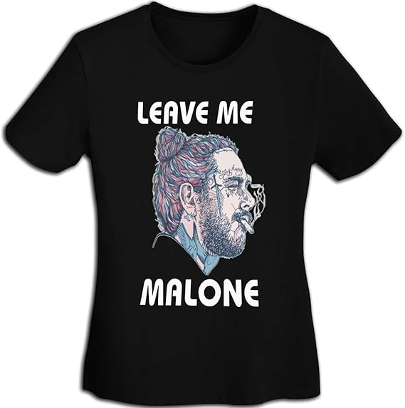 Amazon Co Jp Post Malone ポスト マローン ｔシャツ レディース 半袖 綿 丸ネック 年寄る ブラック アルバイト 丸首 四季 快適 人気 無地 服 ファッション小物