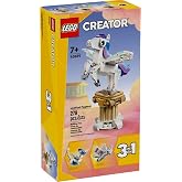 LEGO Creator 3 in 1 Mythical Pegasus, Gift for Grandchildren, Girls and Boys, Buildable Toys, 40691 (278 Pieces)