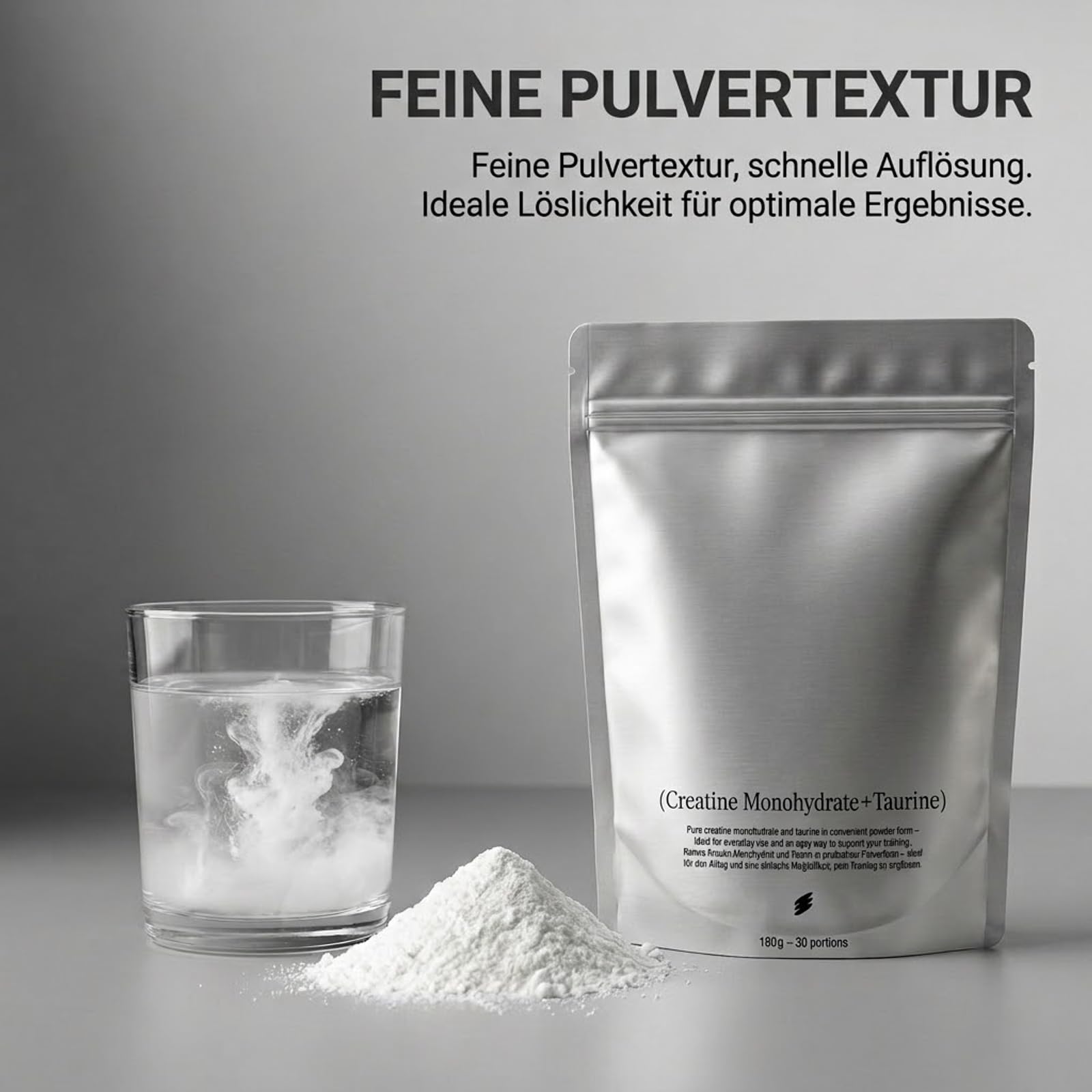 Creatin und Taurin Powder Original & Vegan, kreatin und taurin für Männer und Frauen, Hochwertige Inhaltsstoffe, Natürlich, für Männer und Frauen Fitnessbegeisterte, 180g(1) 6