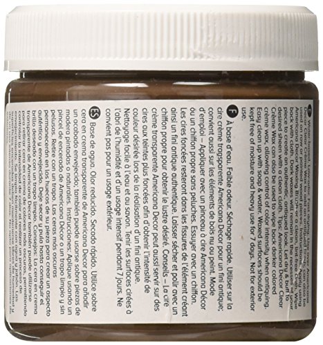 Deco Art Americana Decor Creme Wax 4 Ounce Deep Brown Buy