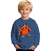 Ritatte Toddler Thanksgiving Sweatshirt Boy Girl Turkey Graphic Long Sleeve Shirt Fall Thankful Crewneck Pullover Tops