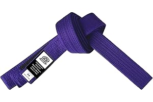 REEVO BJJ Belts - Premium Cotton, IBJJF Compliant, Brazilian Jiu Jitsu Belts