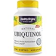 Healthy Origins Ubiquinol (Active Form of CoQ10), 200 mg - Gluten-Free & Non-GMO Supplement - 30 Softgels