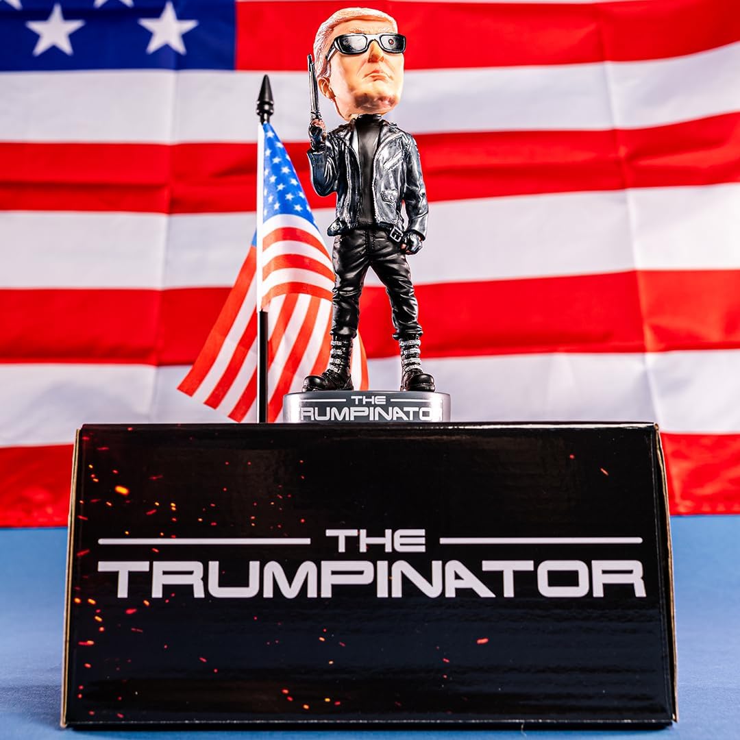 Proud Patriots The Trumpinator Bobblehead The #1 Patriotic & President Gift 2025 Birthday for Conservatives or Gag Gift for Liberals