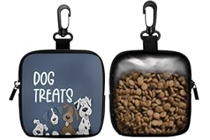 Hanging Zero-Wallet-Dog Treat Bag-Zipper Closure with Hook,Pet Training Bag,Multi-function Key and Card Holder,Perfect for Ca