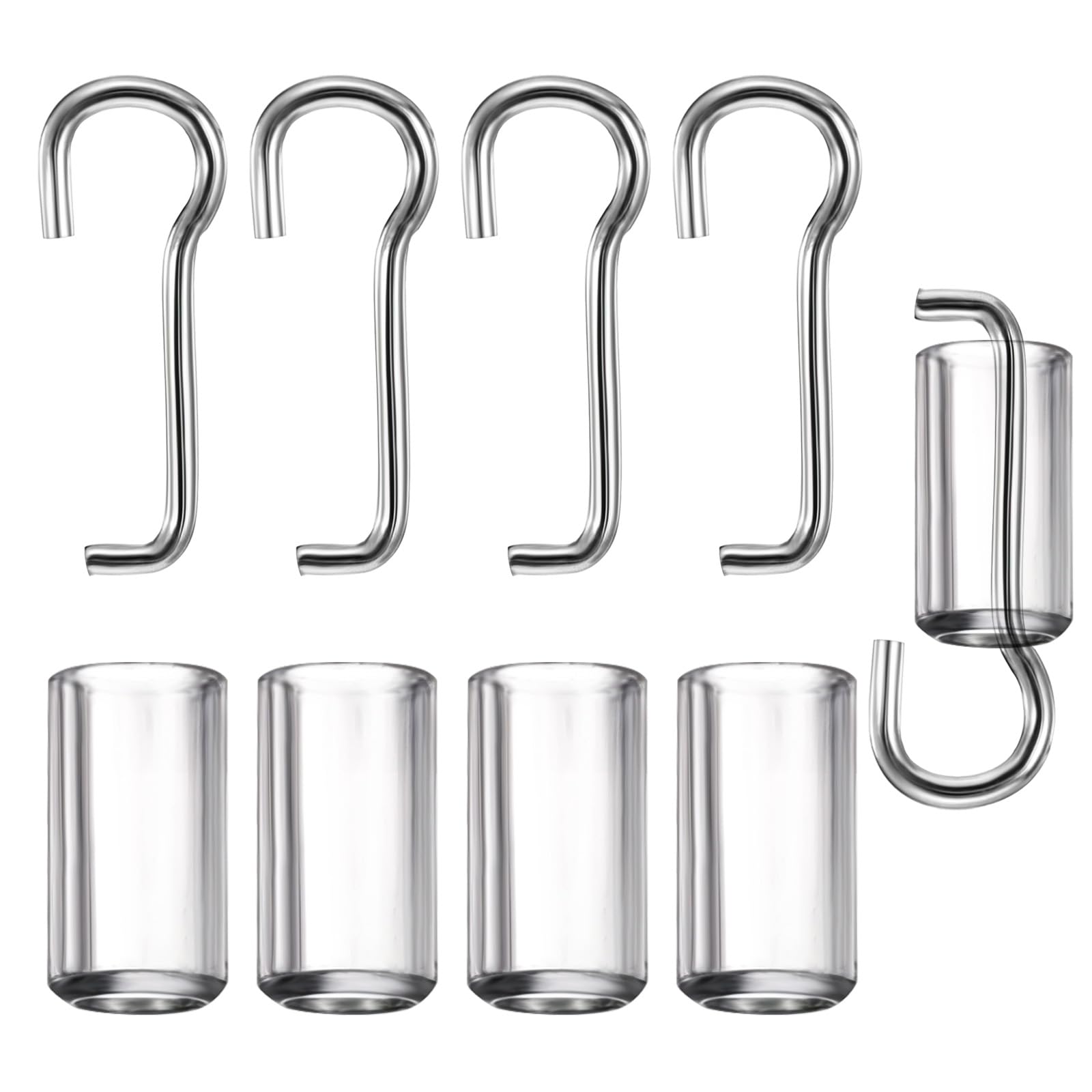 Photo 1 of 4-Pack Universal Blind Wand Replacement Kit - Wand, Tilter & Hook for Vertical & Horizontal Window Blinds | Easy Install Repair Parts & Accessories