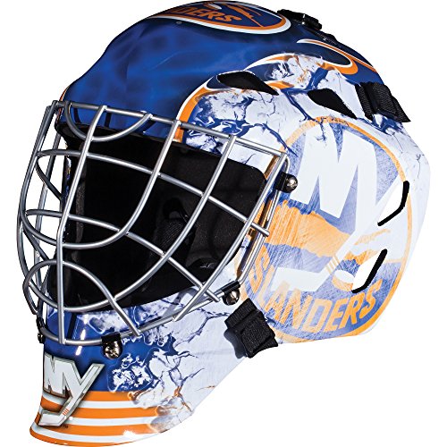 image for Franklin Sports New York Islanders NHL Hockey Goalie Face Mask - Goali
