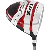 Powerbilt TPS Blackout Max Driver, Men's 10.5 Degree in Black/Red with Headcover