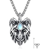 CUOKA MIRACLE Urn Necklace Ashes Sterling Silver Skull Urn Necklace Personalized Cremation Memorial Skull Ash Keepsake Pendant Cremation Jewelry