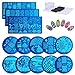 Biutee 13Pcs Flower Forest Image Nail Plates + 2 Stamper Scraper Sets Nail Art Stamping Plates Nail Stamp Plate Nail Art Tools