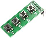 Garosa 4 Key Push Button Switch Module 4 Channel Relay Control Board Arduino DIY view 6