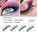 3 Magnet Eyelashes by LDMFET, 3D Fiber Reusable Long Lashes for Makeup, No Need Glue and Look Natural, Perfect Size For All Women Eyes (1 pair/4 pieces)