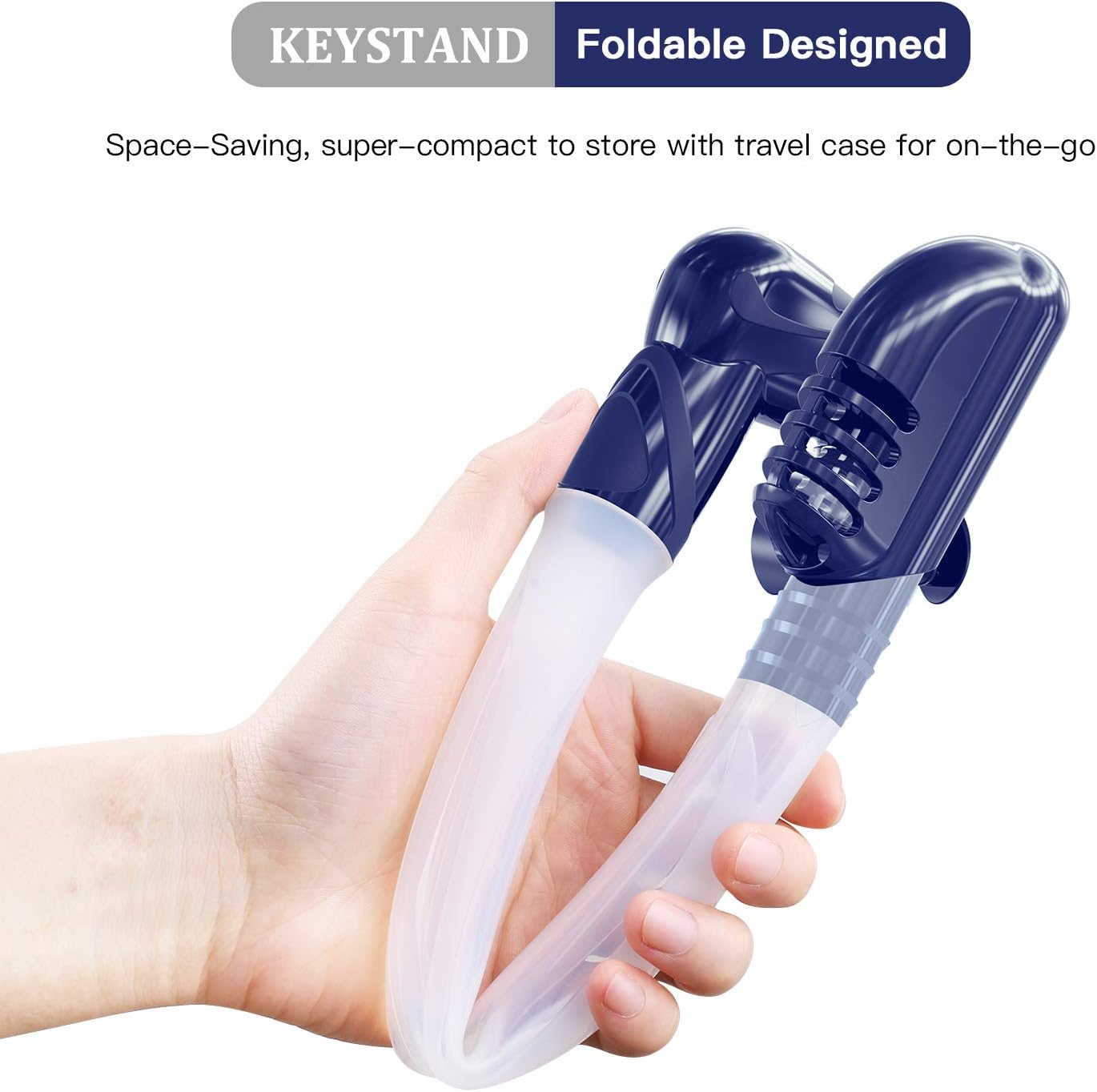 Keystand Snorkel Mask, Foldable Snorkel Set Snorkeling Gear, Detachable Free Breathing Snorkeling Packages, Anti Fog Anti Leak Tempered Glass, Scuba Mask Snorkel Gear for Adults Youth Kids : Sports & Outdoors