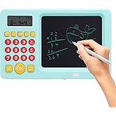WOZADU Math Games for Kids Ages 5 6 7 8, LCD Writing Tablet for Kids Educational Math Learning Games, Birthday Gifts for Boys