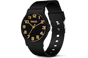 TENOCK Kids Analog Watch Boys Watch, Sports Watch 30M Waterproof Thin Dial Easy to Read Children's Watch for Ages 5-15 Presen