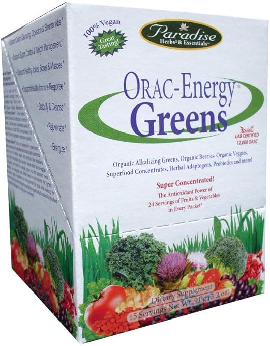 Paradise Herbs Superfood Greens Orac Energy