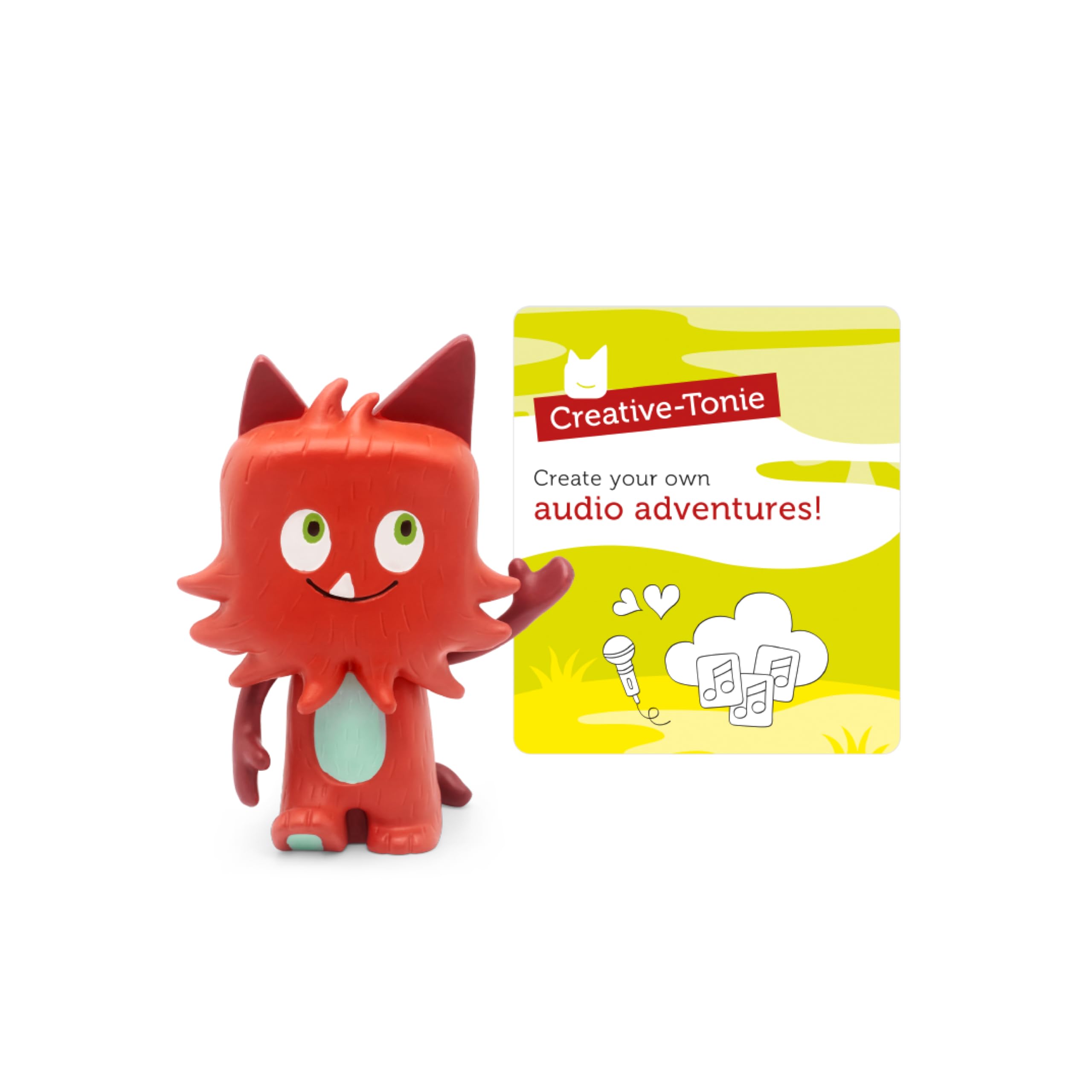 Tonies Monster Creative Toy Figurine - Record and Upload up to 90 Minutes of Your Own Stories and Songs