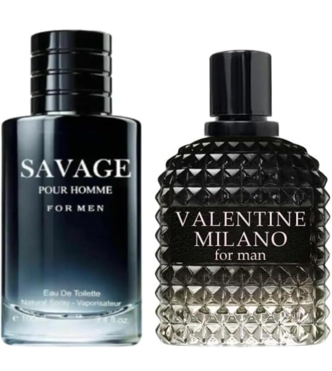 Clashoky & Valentine Cologne Combo Set for Men - Eau De Toilette Natural Spray, 3.4 Fl Oz Each, Pack of 3