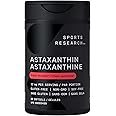 Sports Research Triple Strength Astaxanthin Supplement from Algae w/Organic Coconut Oil - Natural Support for Skin & Eye Heal